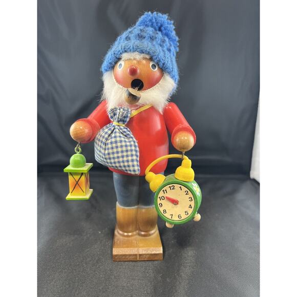 VINTAGE STEINBACH GERMAN WOODEN SMOKER “THE CLOCKSMITH S771‎ - Picture 1 of 3